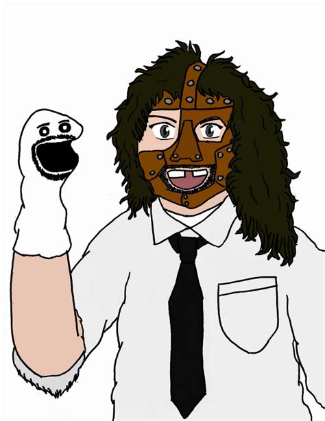 Mankind (Mick Foley) - Digital Color Version by DetectiveMask on DeviantArt