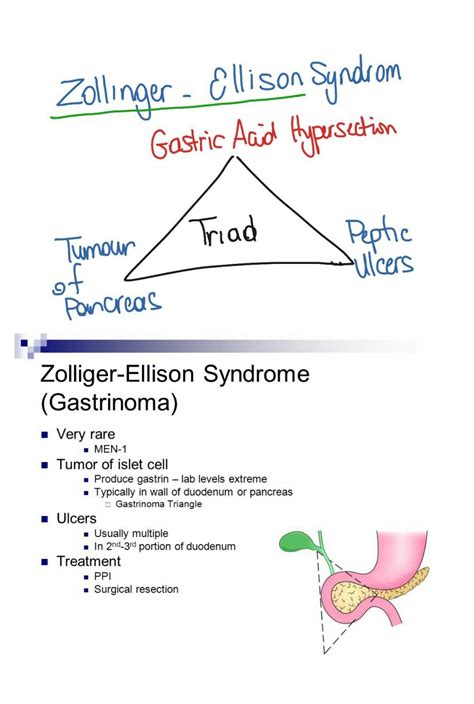 Zollinger-ellison syndrome... MEN 1 | Medical ultrasound, Medical knowledge, Nursing study