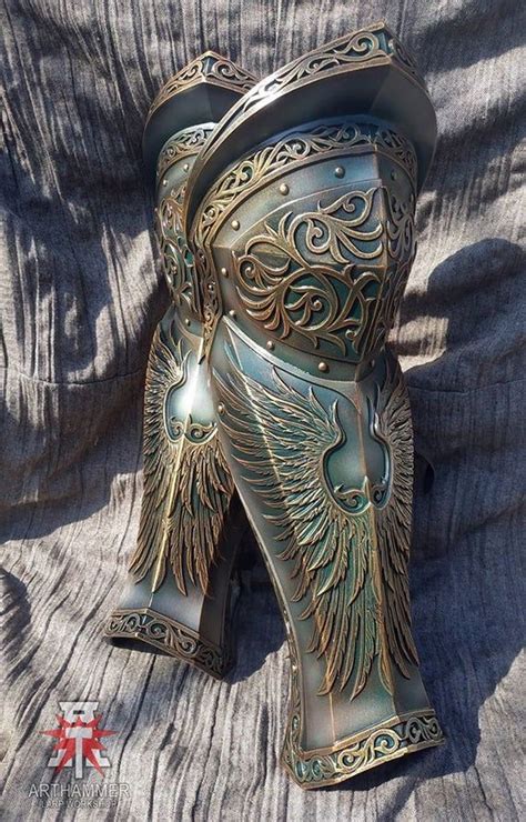 Italian knight leg armor, LARP and Cosplay greaves, Medieval Knight ...