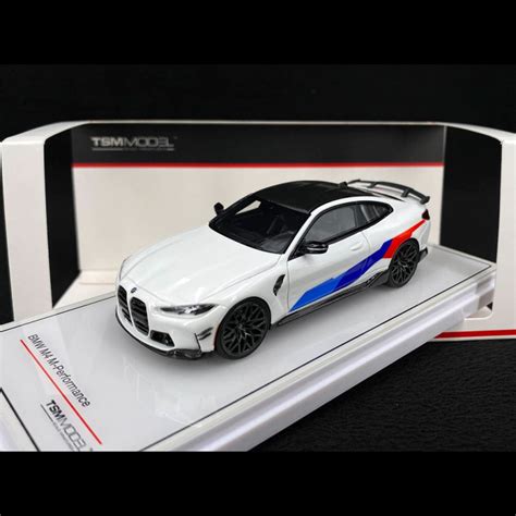 BMW M4 M Performance G82 2021 Alpine White 1/43 TSM Models TSM430572