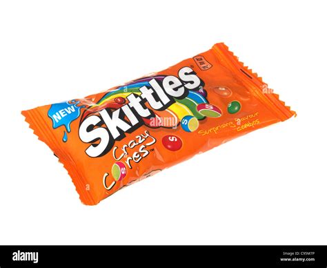 Bag of Crazy Cores Skittles Stock Photo - Alamy