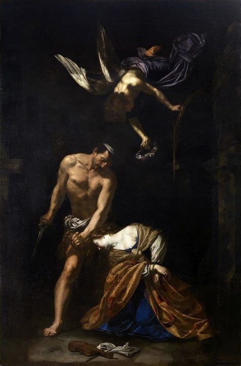 Martyrdom of St. Cecilia by Orazio Riminaldi - Artvee