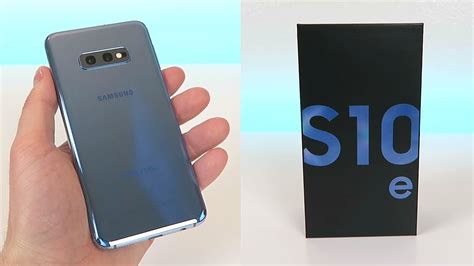 Samsung Galaxy S10e (Prism Blue) Unboxing & First Impressions! - YouTube