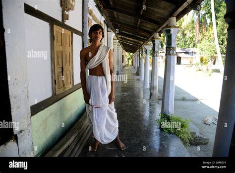 Monks and monasteries of Majuli Island, Assam, India Stock Photo - Alamy