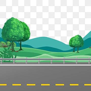 Cartoon Road PNG Transparent Images Free Download | Vector Files | Pngtree