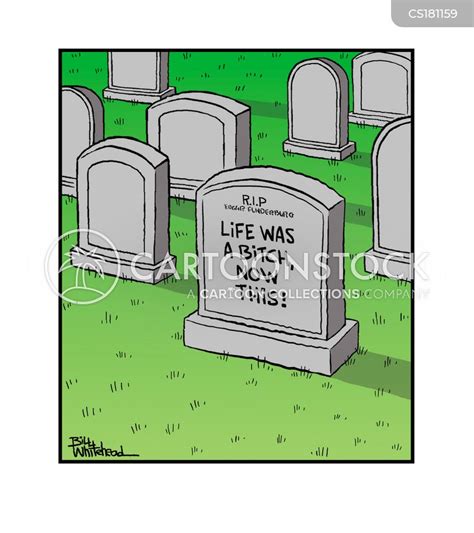 Tombstone Cartoons and Comics - funny pictures from CartoonStock