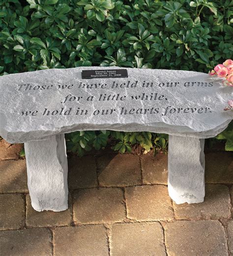 Personalized Memorial Garden Bench - Forever | Wind and Weather