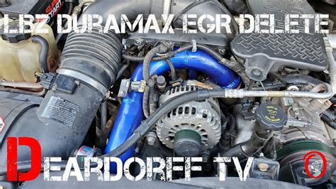 LBZ Duramax EGR Delete Part 1 - YouTube