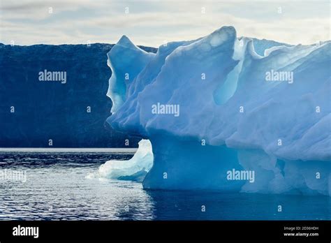 Icebergs floating in the Labrador Sea, Nuuk Fjord, Sermersooq ...