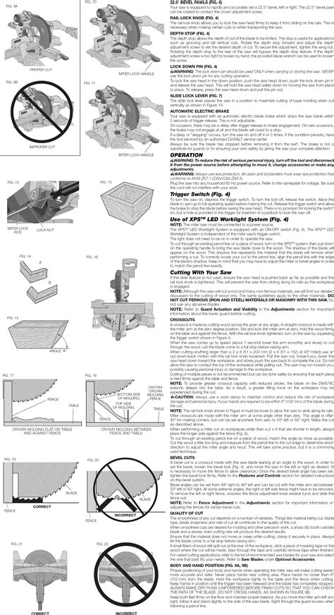 Dewalt DWS780 TYPE 1 User Manual MITER SAW Manuals And Guides 1206271L