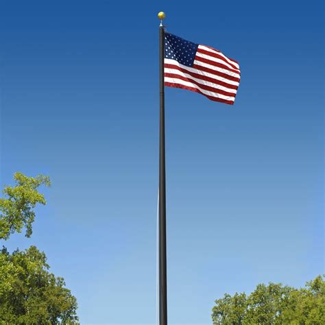 Black flag pole | Flag pole, Flag store, Outdoor