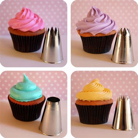 Piping Tips For Cupcakes. 5Pcs Large Piping Tips Set, Stainless Steel ...