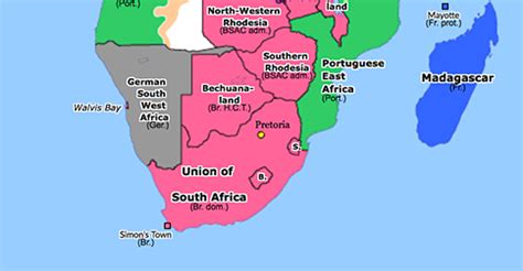 Union of South Africa | Historical Atlas of Sub-Saharan Africa (31 May ...