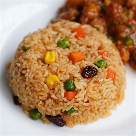 Kids friendly Fried rice recipe, American fried rice style - Raks Kitchen