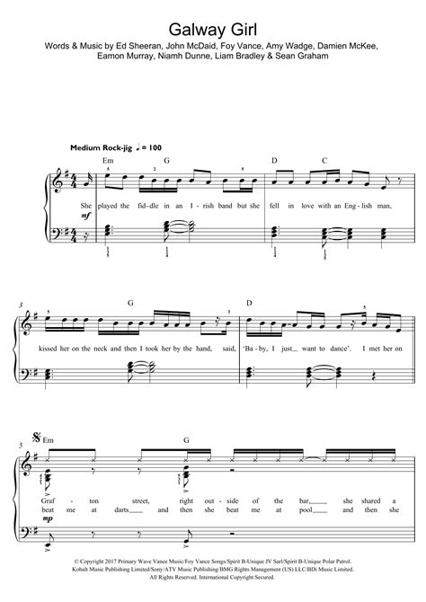 Arthur Colahan Galway Bay Sheet Music Notes, Chords Download Printable ...