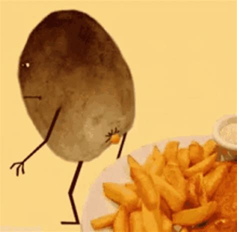 Potato Diarrhea Poop Fries GIF | GIFDB.com