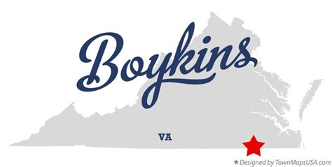 Map of Boykins, VA, Virginia