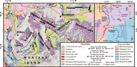 Montana Geology Map