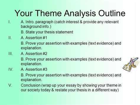 Awasome How To Write A Theme Statement Video References