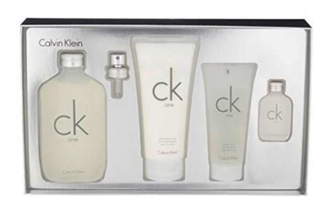 Perfume Ck One Calvin Klein Unisex (set 4 Piezas) - $ 1,500.00 en Mercado Libre