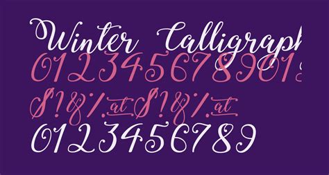 Winter Calligraphy free Font - What Font Is