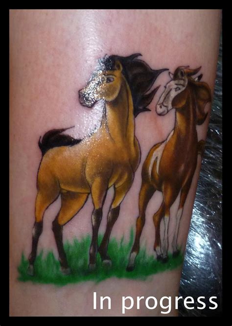 Spirit: Stallion of the Cimarron tattoo by Lampert on DeviantArt