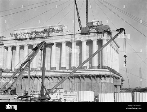 Lincoln Memorial under Construction, circa 1915 Stock Photo: 65955931 - Alamy