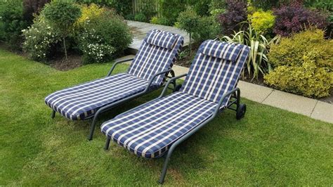 Kettler garden sun-loungers with cushions | in Cumbria | Gumtree