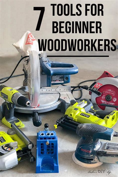 Essential woodworking power tools for beginners