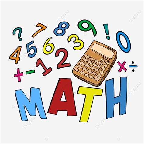 Math Cartoon Clipart Transparent PNG Hd, Math Clipart Cartoon Math, Math Clipart, Math Clip Art ...