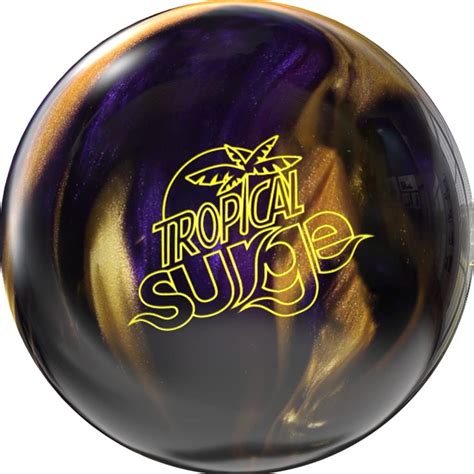 Storm Tropical Surge Bowling Ball - Gold/Purple, Bowling Balls - Amazon ...