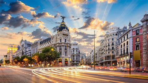 Gran Vía in Madrid, Spain - backiee