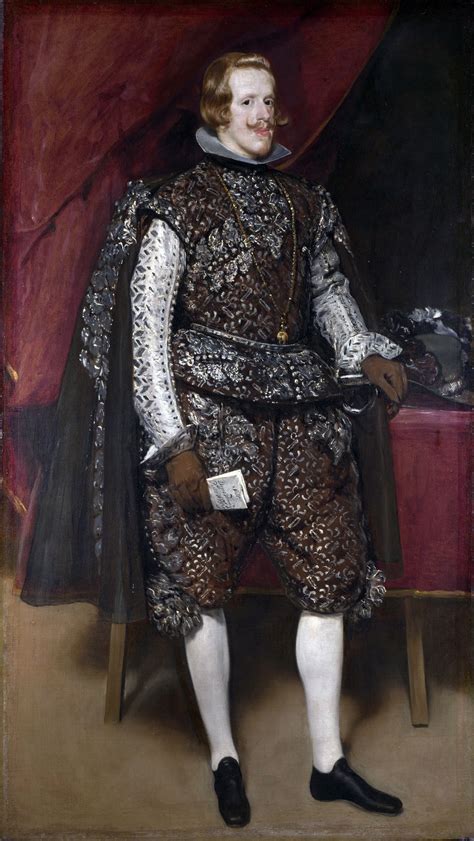 1632 - Philip IV of Spain in Brown and Silver - Diego Vélasquez ...