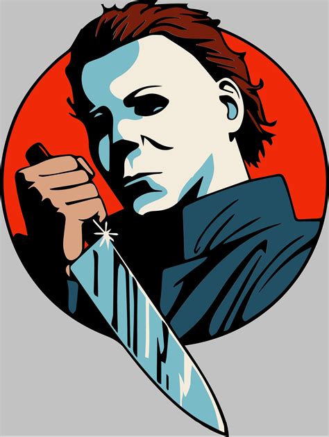 Michael Myers Halloween design digitale svg eps png pdf mac | Etsy