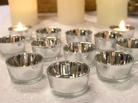 Aliexpress.com : Buy NEW!Bulk Set 24PC Glass Silver Color Candle holder,USD28.80 Per Set/Each ...