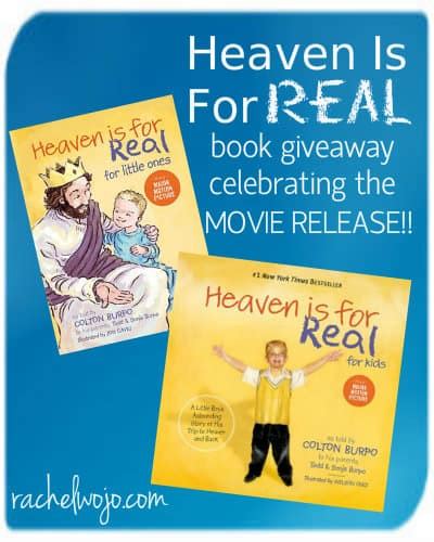 Heaven is for Real Children's Book Giveaway - RachelWojo.com