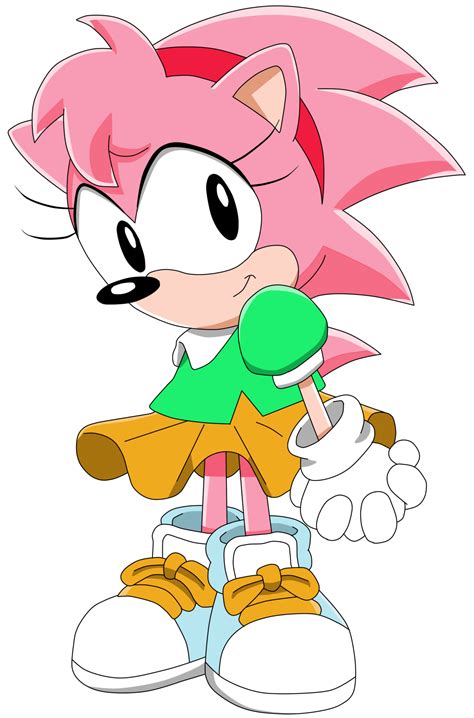 Classic Amy Rose Sprites Classic Amy Rose Panties Hd Png Download ...