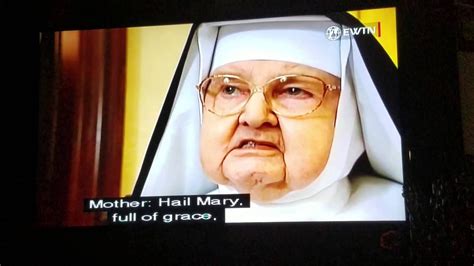 THE HOLY ROSARY. JOYFUL MYSTERY WITH MOTHER ANGELICA. | Mother angelica ...