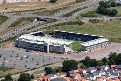 Colchester United Football Stadium - aerial image | Aerial images, Colchester, Aerial