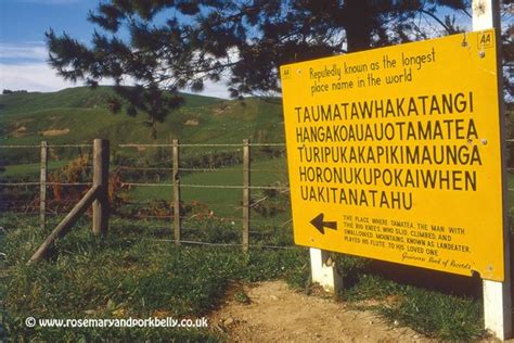 The Longest Place Name In The World – Porangahau, New Zealand - Atlas Obscura