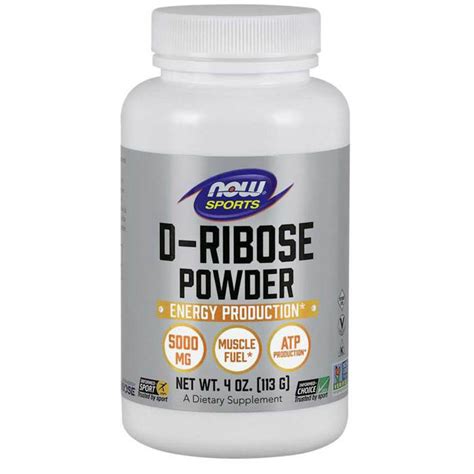 NOW Foods - D-Ribose Powder - Elite Health Supplements