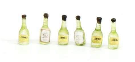 1:48 Chardonnay Wine Kit Set of 6 | Stewart Dollhouse Creations
