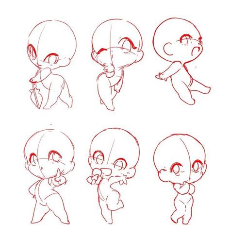 Pin by Lolita on Guardado rápido | Chibi sketch, Anime poses reference ...