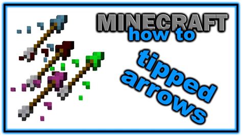 How to Craft and Use Tipped Arrows! | Easy Minecraft Potions Guide - YouTube