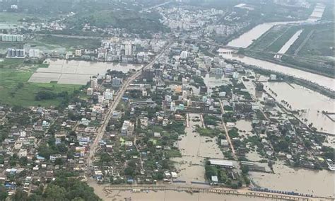 Low-lying areas inundate due to floods in Vijayawada