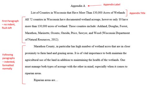 How do I do an APPENDIX in APA style? - Answers