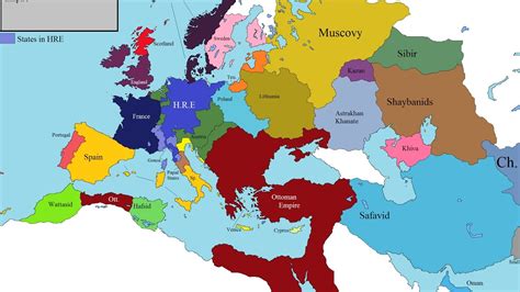 Printable Map Of Europe And Africa