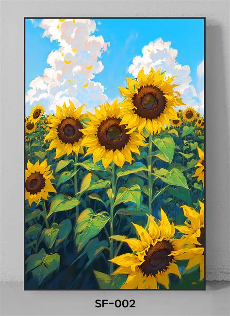 “Embracing the Potential of a Sunflower Painting for Good Fortune in ...