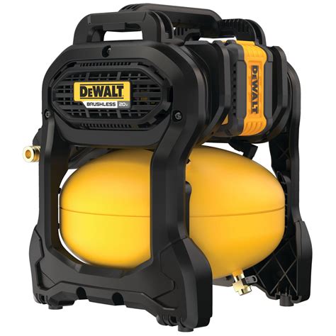 DEWALT 20V MAX* 2-1/2 Gal. Brushless Cordless Air Compressor Kit (6.0AH ...