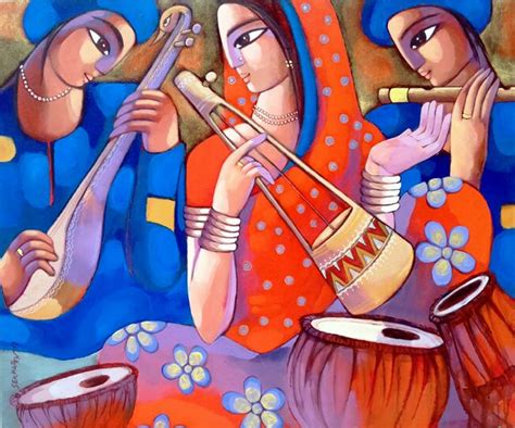 Buy Painting Bengali Tune (baul) Artwork No 10782 by Indian Artist ...